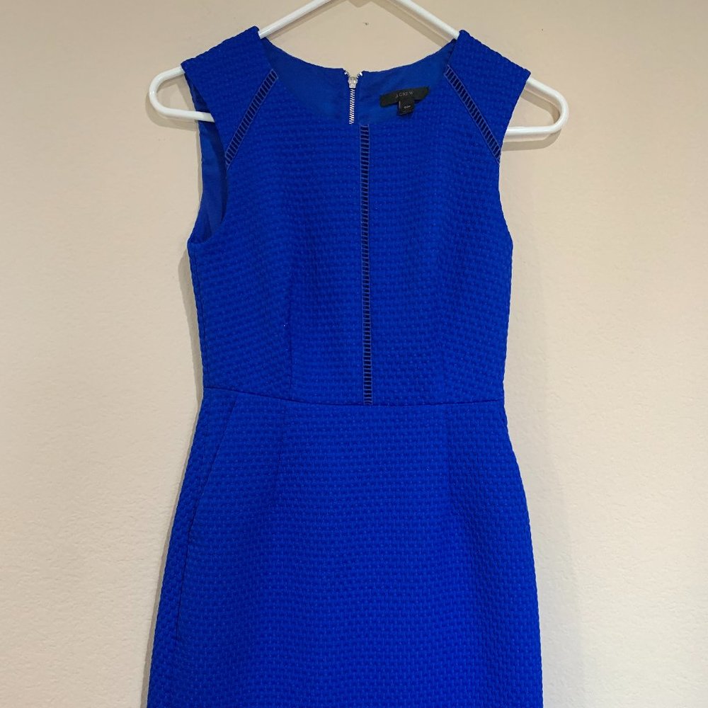 JCrew Royal Blue Shift Dress 00P